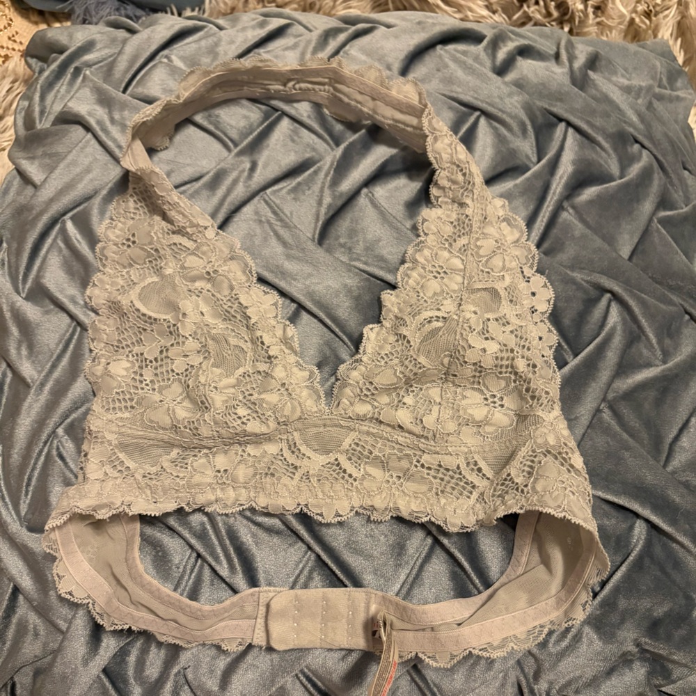 Free People Lace Bralette in Cream